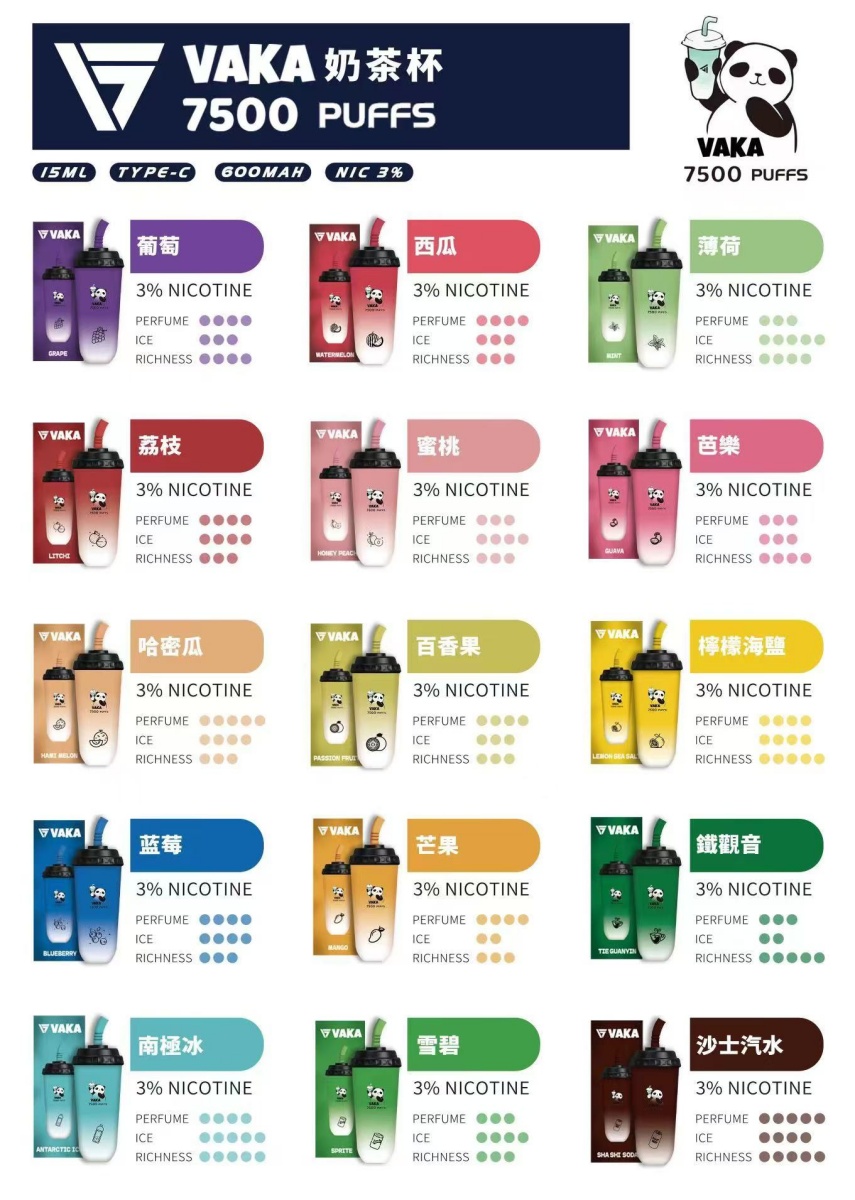 vaka奶茶杯7500口 奶茶杯拋棄式 奶茶杯電子 煙線上購